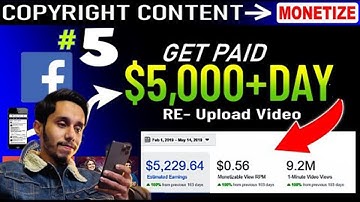 Facebook Instream Ads Course Class 5 | Original + Others Content Complete