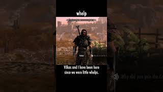whelp — The Elder Scrolls V: Skyrim dialogue scene