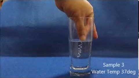 Testing of the shape memory effect in PLGA (II)