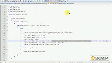 C# WebClient Submission Form