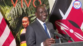 LISTEN TO PRESIDENT RUTO'S REMARKS AT VIVO CLOTHING SHOP IN USA.