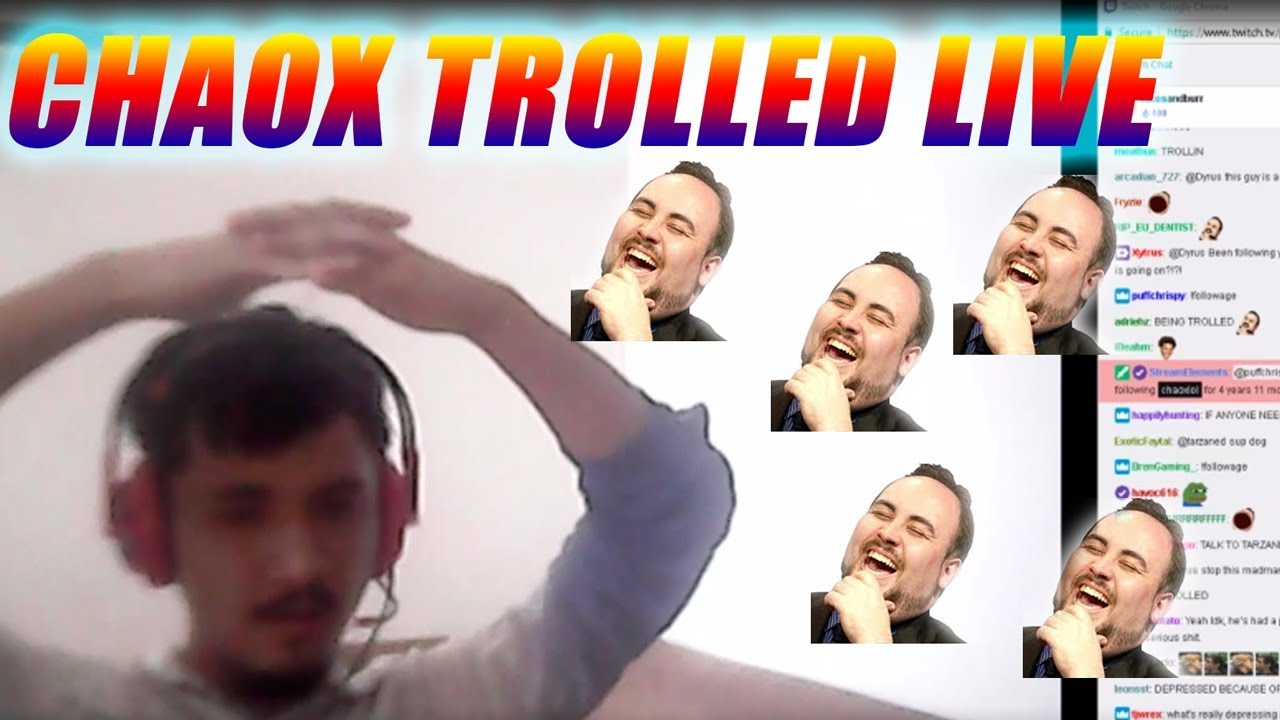 CHAOX GETS ROASTED LIVE : [[Are you a worthless piece of sh*t that no one cares about?]] SAVAGE!