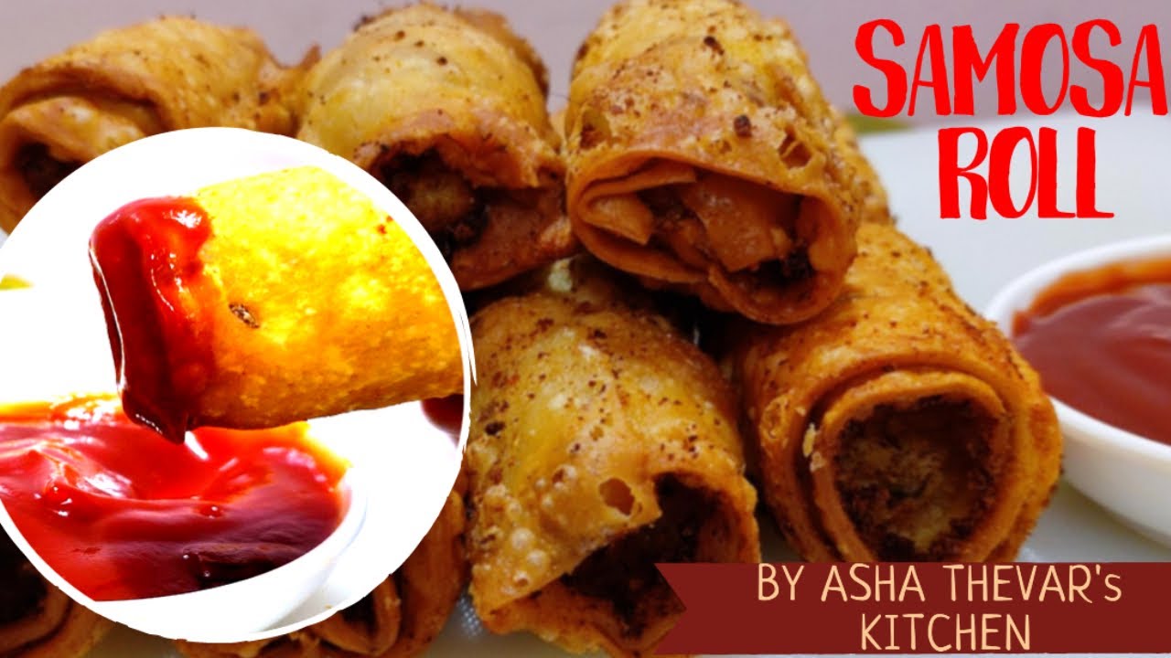 Potato Rolls Samosa|१० मिनट में बनाये ऐसे रोल्स जिससे खा के सब तारीफ करे | क्रिस्पी समोसा रोल | Asha Thevar