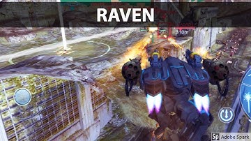 War Robots Test Server 3.8: New Robot Raven | Raven Gameplay