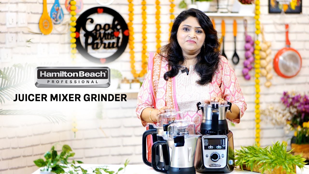 Best mixer grinder for kitchen | Unleash Culinary Brilliance | Hamilton  Beach Juicer Mixer Grinder - YouTube