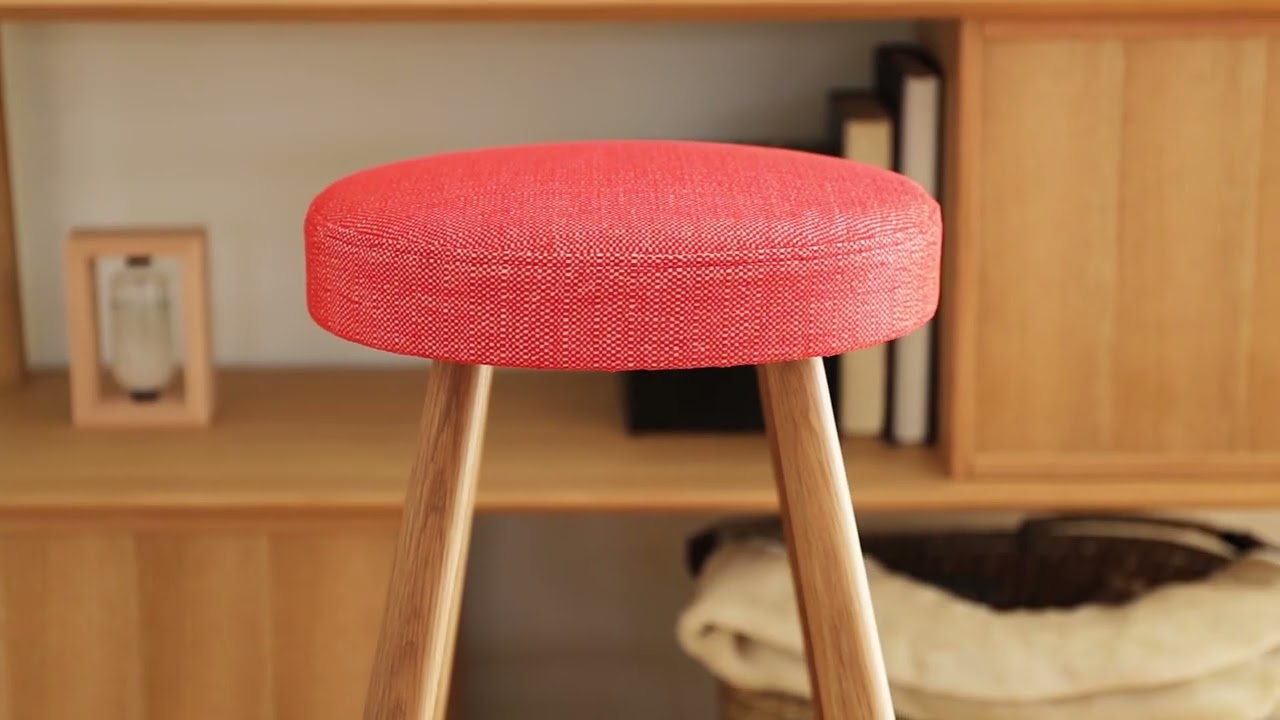 KINOKA ブラウン仕上げハイスツール KINOKA ブラウン仕上げハイスツール オーダー家具のKINOKA