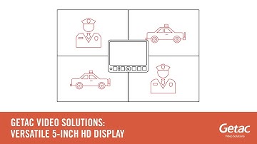 Getac Video Solutions: Versatile 5-inch HD Display