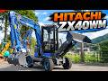 Колесный мини экс Hitachi ZX40WM