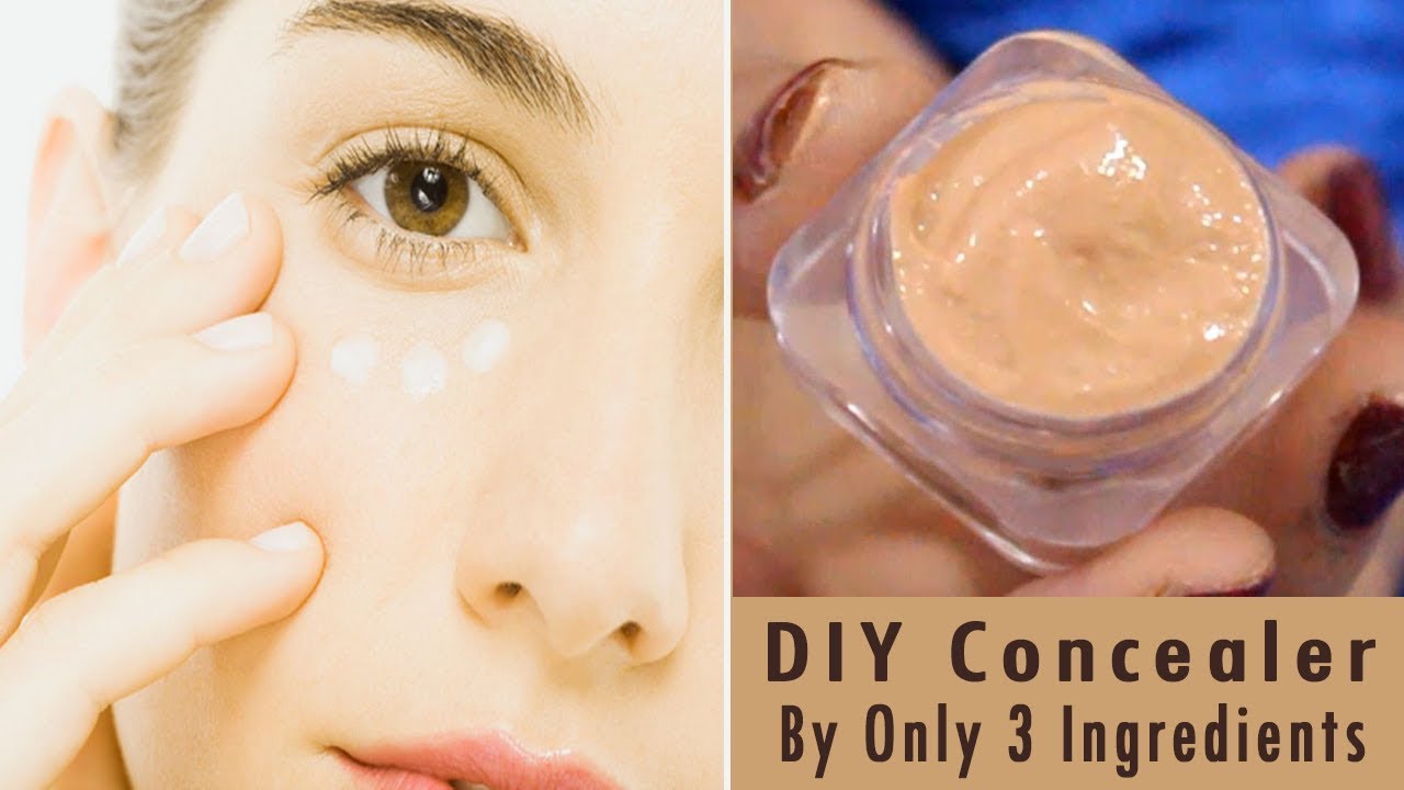 DIY Concealer using only 3 ingredients Super Easy n Affordable full coverage concealer YouTube