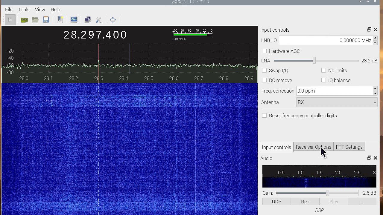 #10 SDR Raspberry Pi 4 Gqrx 10 Meters CW - YouTube