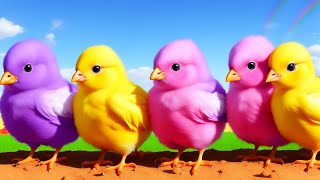 Lovely Cute Chicks and Babies - Colorful ai Animation with Happy Kids Song