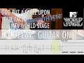GUITAR ONLY • God Put A Smile Upon Your Face - Talk Live MTV World Stage Coldplay Cover • Guitar Tab