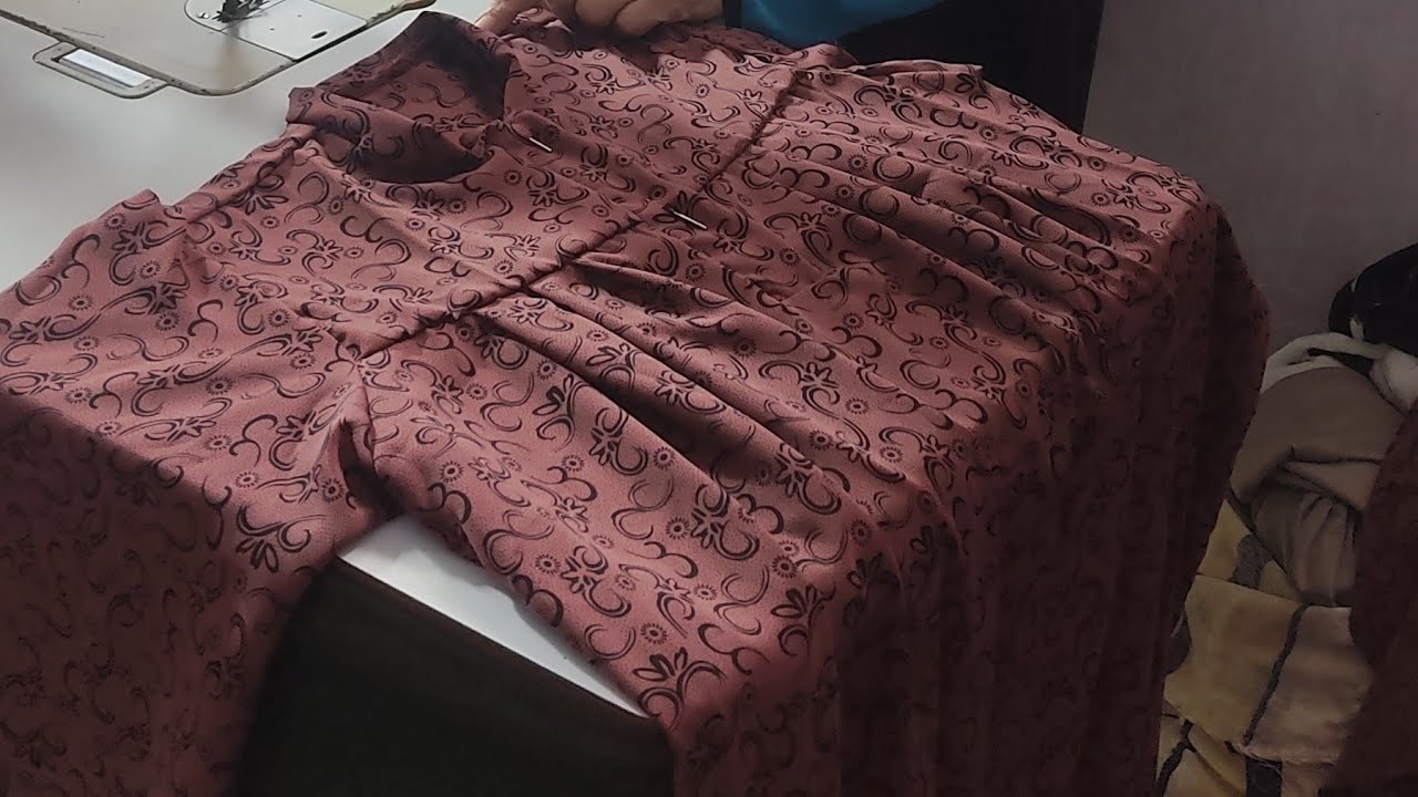 علشان امهاتنا الجميله 🎇 قص وخياطه الجلابيه بسفره مربعه 👘💥🌹