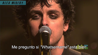 Video thumbnail of "Green Day - Whatsername - Storytellers | Subtitulos en Español"