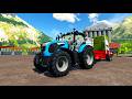 Working on the farm FS22, feeding farm animals, driving tractor