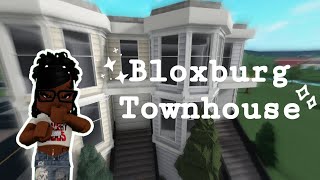 Bloxburg townhouse build☆|BLOXBURG Roblox|☆pt.5