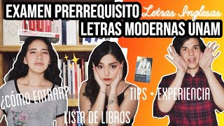 ¿CÓMO ENTRAR A LETRAS MODERNAS EN LA UNAM? + PASA EL EXAMEN DE PRERREQUISITO |LA SECTA DE LOS LIBROS