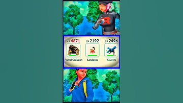 ✨ SHAINY PRIMAL GROUDON 😎 |OVER POWERD WITH GRUNT BETTLE 🔥 #shorts #pokemongo #youtubeshorts