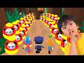 Tag with Ryan - Pineapple Ryan vs Mecha Robo Ryan 2 vs SGT Ryan Gameplay !