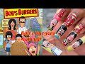 Bob&#39;s Burgers Fun Nail Design| Easy Nail Art Tutorial| The Bob&#39;s Burgers Movie Inspired Art