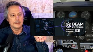 New Beam Eye Tracker VS. Track IR in Microsoft Flight Simulator. screenshot 2