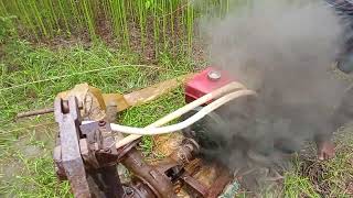 Hopper 8 HP Water pump irrigation machine. water pump state machine. Diesel engine stalling water