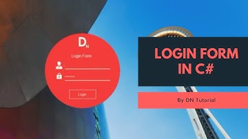 Login Form Design in C# Windows Application