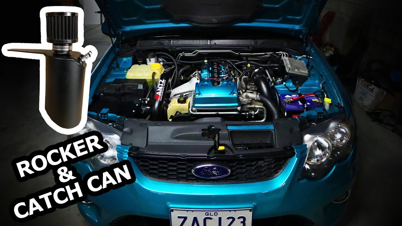 Ford Falcon Catch Can Rocker Cover Install Youtube