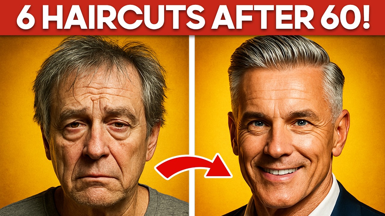 Boost Your Confidence with These 6 Haircuts for Younger-Looking Older Men ✂️