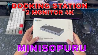 DOCKING STATION 2 MONITOR 4K MD6950B MINISOPURU