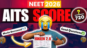 ✨PW *AITS-03* Test Review || *My Marks* || Paper was *BALANCED* but I was too Luck Today #neet #pw