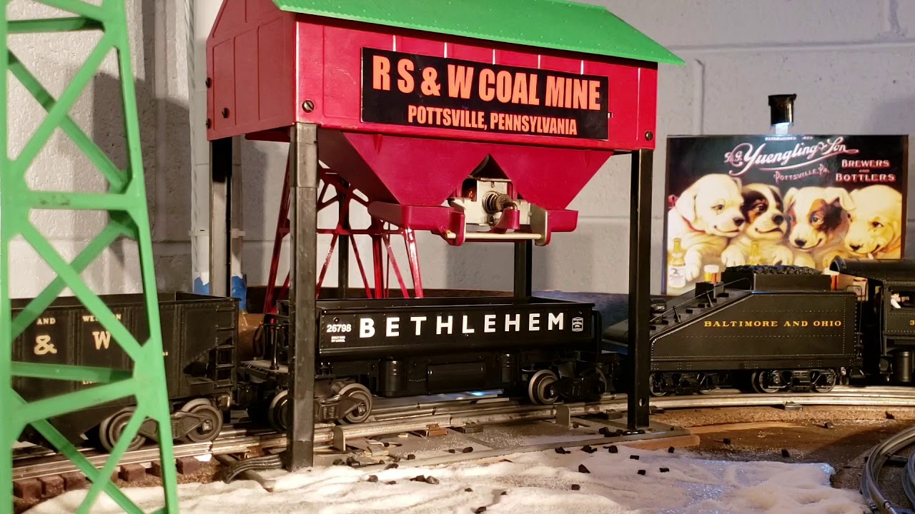 Coal Tranfer Side Dump Car to Hopper Car