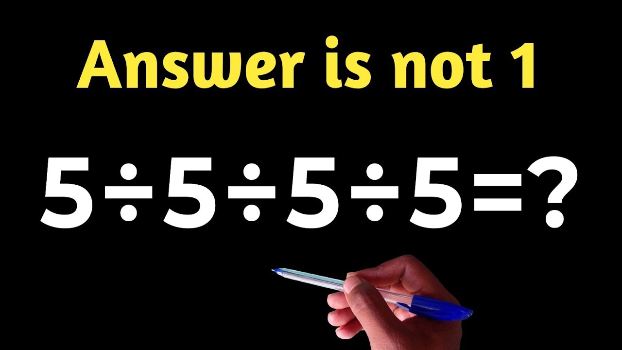 This Problem Exposes Fake Smart People | math challenge | maths tricks ...