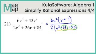 kuta software algebra 1 simplifying rational expressions