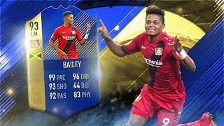 FIFA 18 TOTS Bailey Review - FIFA 18 93 TOTS Leon Bailey Player Review
