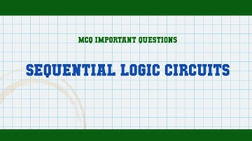 Sequential Logic Circuits MCQ Questions