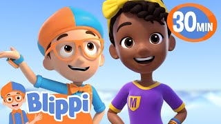 Blippi and Meekah Dive Deep: A Road Trip Under the Sea! Blippi and Meekah Podcast