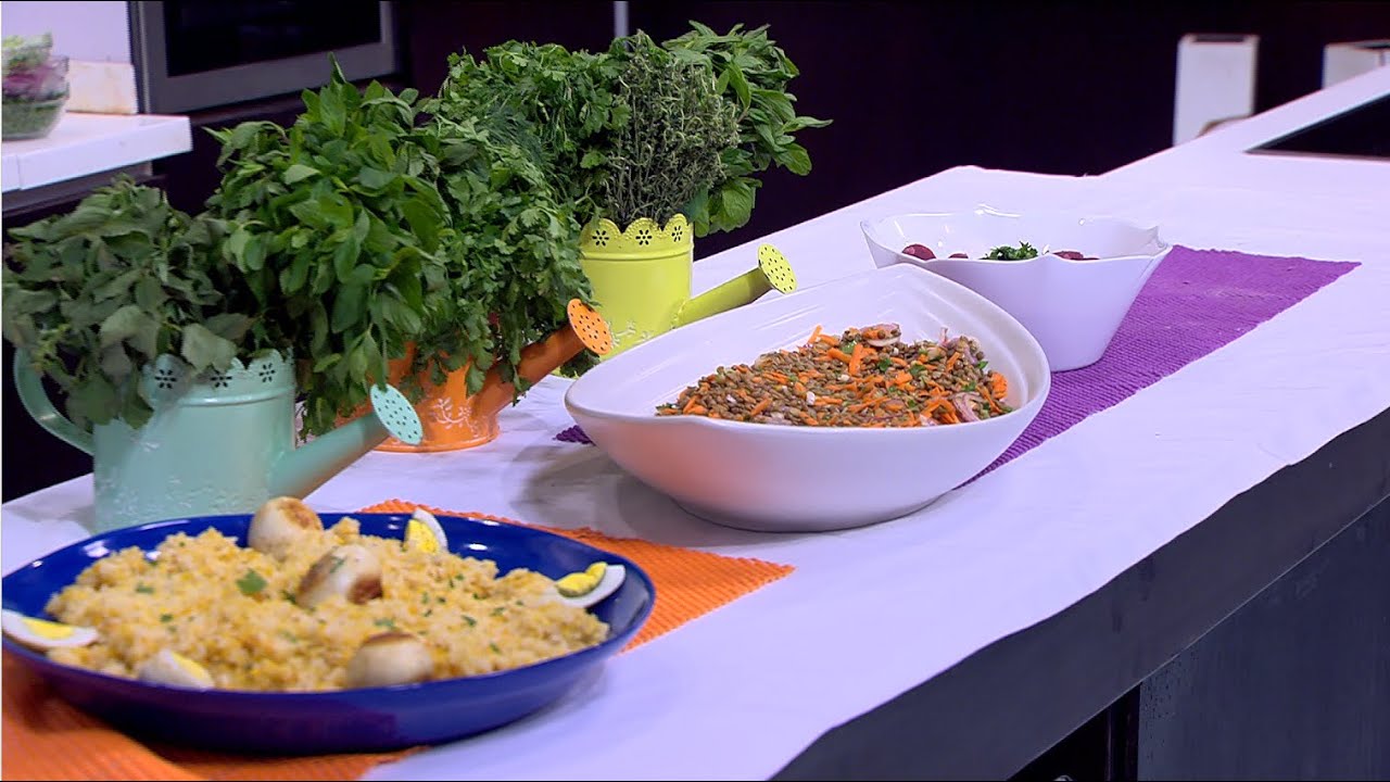 كشري أصفر - شوربة بنجر - سلطة عدس | أميرة في المطبخ حلقة كاملة