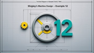 Example 12 – Shigley’s Machine Design | Step-by-Step Solution in Urdu/Hindi