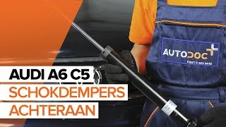 Hoe een schokdempers achteraan vervangen op een AUDI A6 C5 [HANDLEIDING]