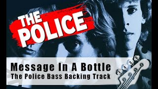 Message In A Bottle | The Police Bass Backing Track