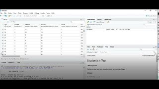 Independent samples t-test and paired t-test in R and RStudio