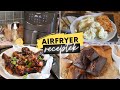 AIR FRYER receptek egész hétre ⭐️💛 a legjobb sültkrumpli és rántott hús recept + kávés csokis süti!