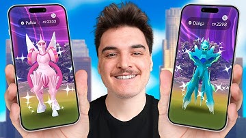 Catching the WORLDS FIRST Origin Dialga & Palkia!