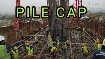 Pile Cap and Column Reinforcement Installation