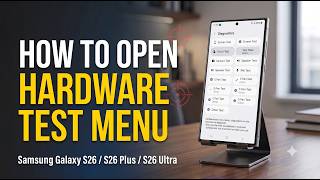 How to Open Hardware Test Menu to Test Samsung Galaxy S26, S26+, S26 Ultra