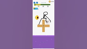 Draw 2 save the dog level 182|☠️🤡💯🔥#short