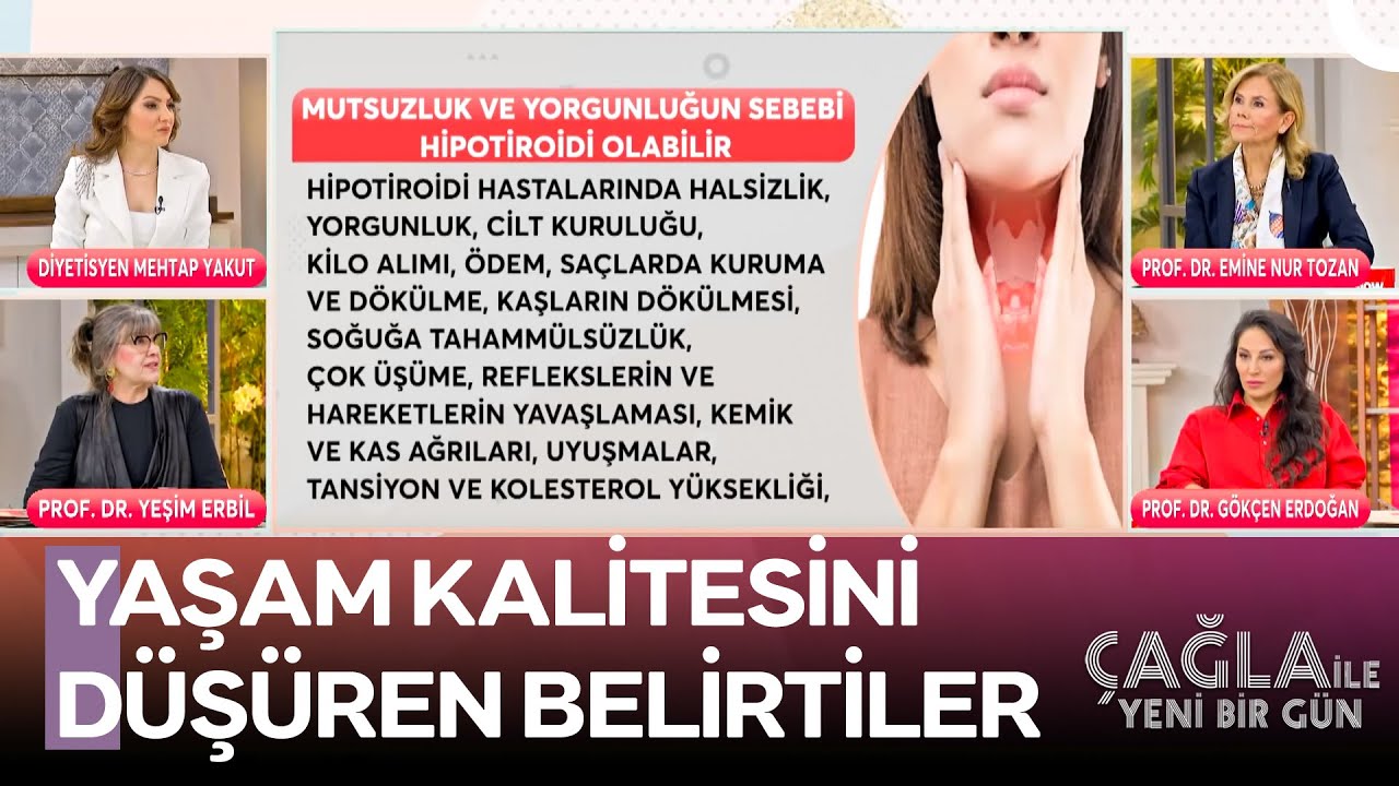 Mutsuzluk ve Yorgunluğun Sebebi Hipotiroid Olabilir! - Çağla ile Yeni Bir Gün 1509. Bölüm