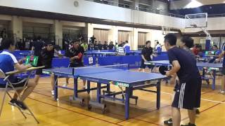 20150811 104年園區盃桌球賽 凌陽B vs 力晶A 第三點雙打 Vincent&孟鴻 part IV