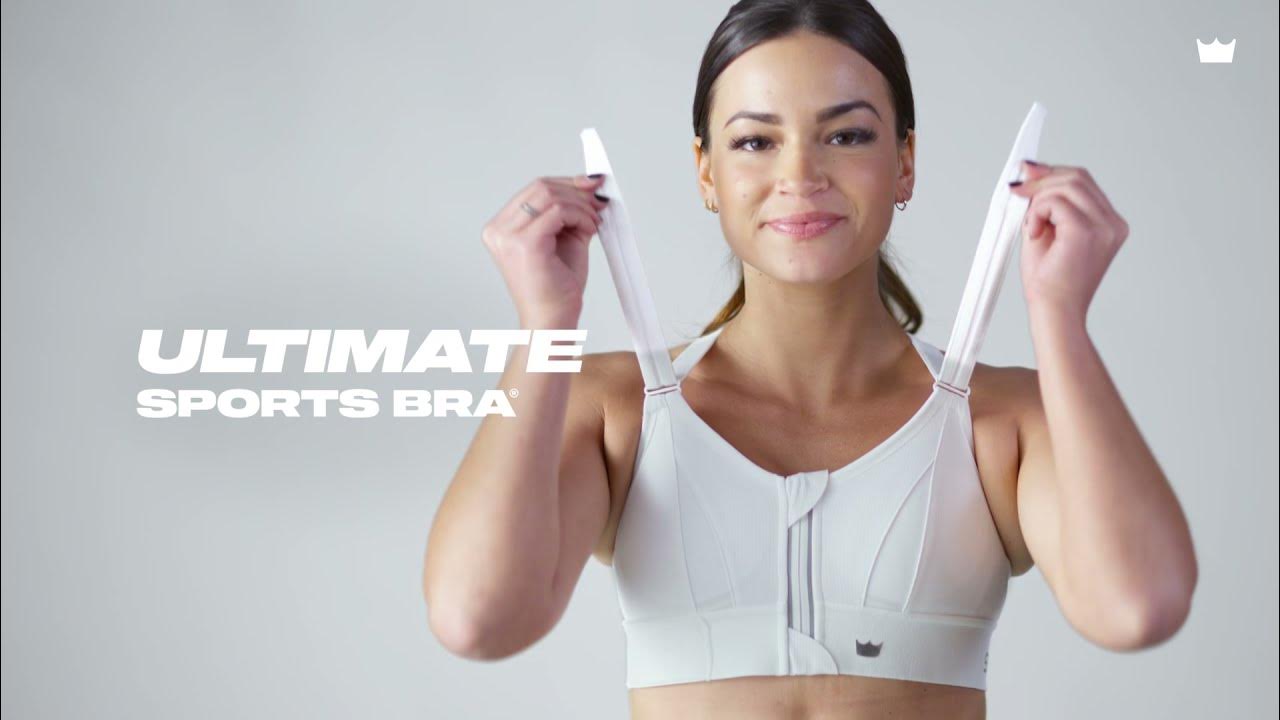 The Ultimate Sports Bra® fully adjustable in all sizes A-I. 